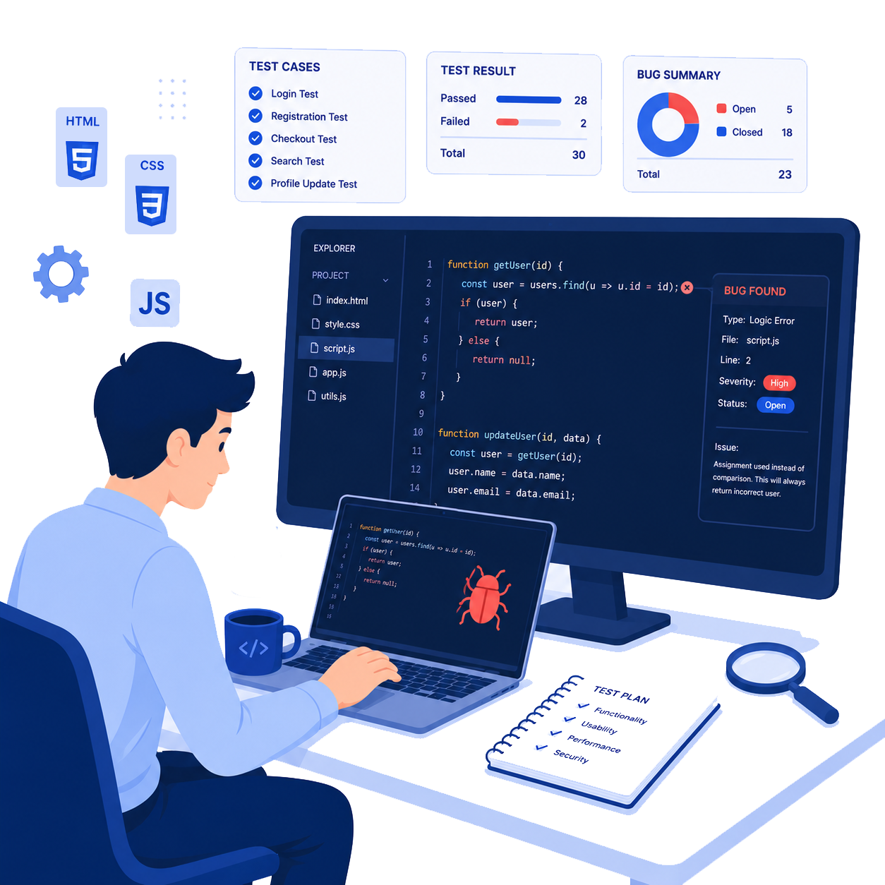 System and QA Testing
